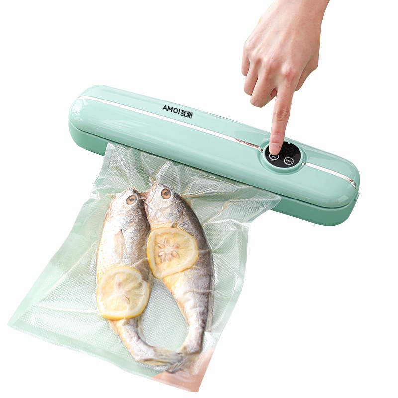 【定格新鮮 延長食物“嘗味期”】食品家用保鮮塑封機乾濕兩用全自動厨房神器真空封口機